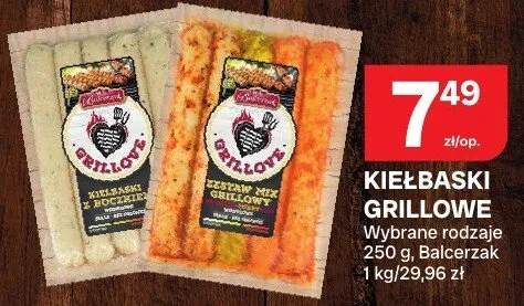 Kiełbaski grillowe promocja w Chorten
