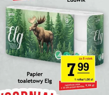 Papier toaletowy Grite Elg 8-pak promocja w Gram Market