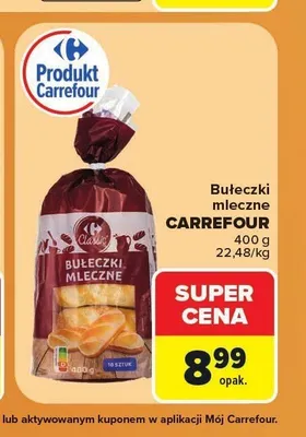 Bułeczki mleczne Carrefour promocja w Carrefour Market