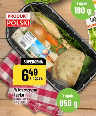 Włoszczyzna tacka promocja w POLOmarket