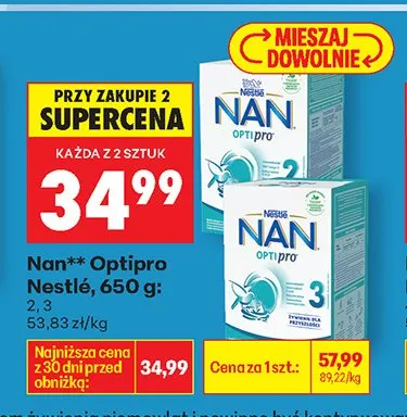 Mleko Optipro 2 promocja w Biedronka