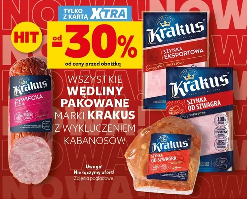 Szynka eksportowa Krakus promocja w Kaufland