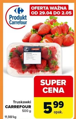 Truskawki Carrefour promocja w Carrefour Express