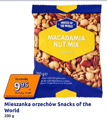 Mieszanka orzechów Snacks of the World promocja w Action