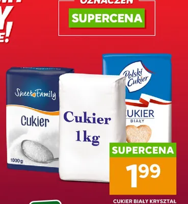 Cukier biały kryształ Polski Cukier promocja w Stokrotka