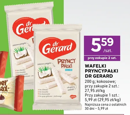 Wafelki Pryncypałki Dr Gerard kokosowe promocja w Stokrotka