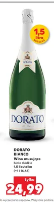 Wino musujące Dorato Bianco promocja w Kaufland