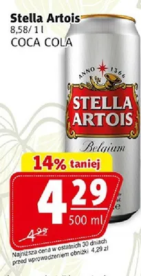 Piwo Stella Artois promocja w Prim Market