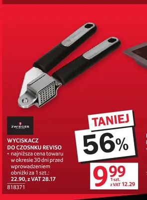 Wyciskacz do czosnku Reviso Zwieger promocja w Selgros