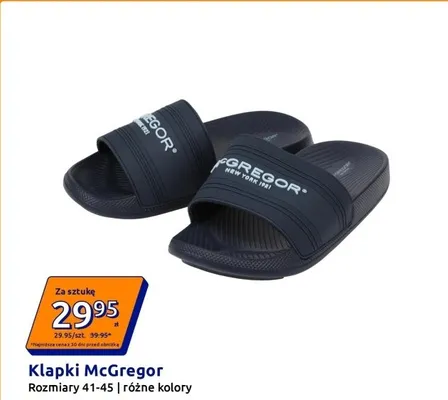 Klapki McGregor promocja w Action