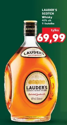 Whisky Scotch 40% alk. promocja w Kaufland