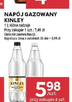 Napój gazowany Kinley promocja w Stokrotka