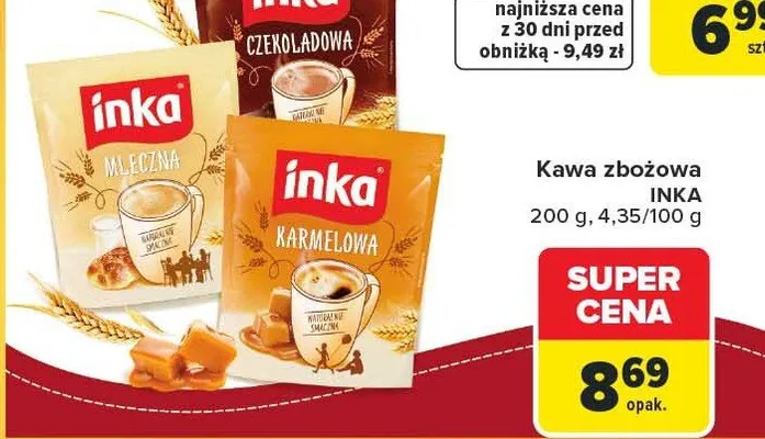 Kawa zbożowa promocja w Carrefour Market