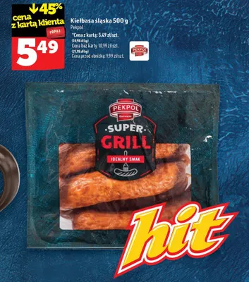 Kiełbasa śląska 500 g Pekpol promocja w TOPAZ
