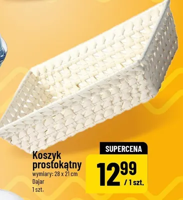 Koszyk prostokątny promocja w POLOmarket