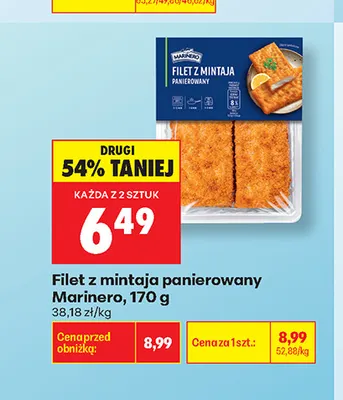 Filet z mintaja panierowany Marinero promocja w Biedronka
