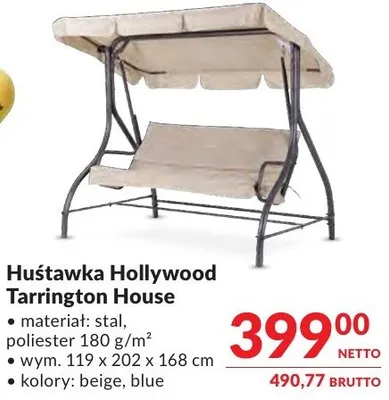 Huśtawka Hollywood Tarrington House promocja w Makro