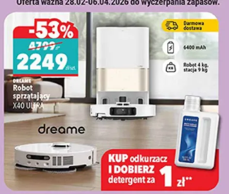 Robot sprzątający X40 ULTRA promocja w Biedronka