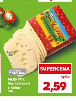 Ser Królewski z Kolna Mlekpol promocja w Kaufland