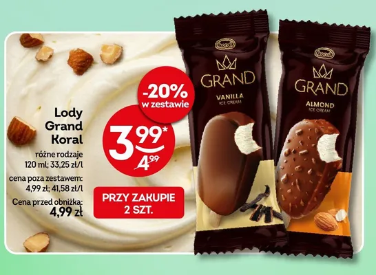 Lody vanilla promocja w Żabka