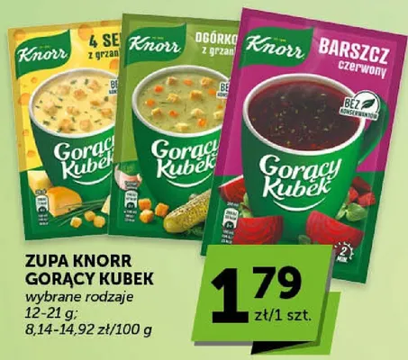 Zupa gorący kubek 4 sery z grzankami promocja w Euro Sklep