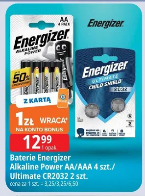 Baterie Energizer Alkaline Power AA promocja w Leclerc