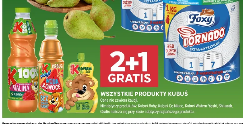Napój Kubuś Play! woda & owoce arbuz promocja w Stokrotka