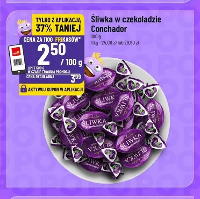 Śliwka w czekoladzie Conchador promocja w POLOmarket