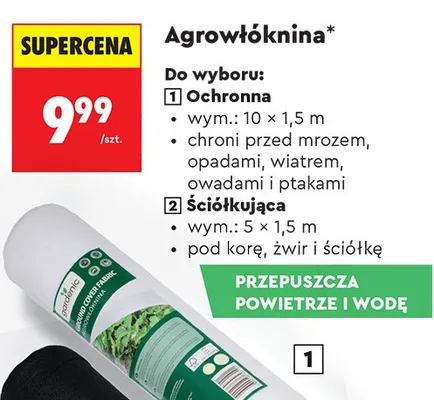 Agrowłóknina ochronna promocja w Biedronka