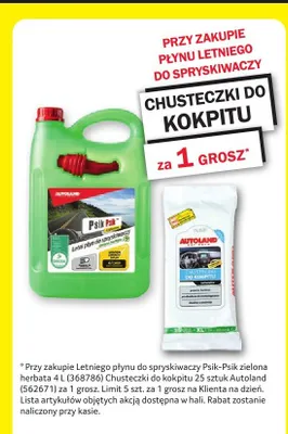 Chusteczki do kokpitu Autoland promocja w Selgros