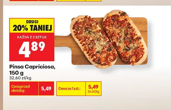 Pinsa Capriciosa promocja w Biedronka