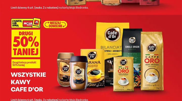 Kawa Cafe d'Or Crema promocja w Biedronka