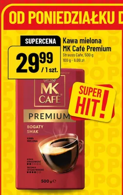 Kawa mielona MK Cafe Premium promocja w POLOmarket
