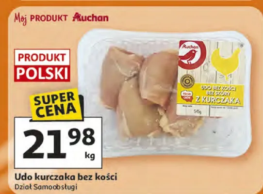 Udo kurczaka bez kości promocja w Auchan
