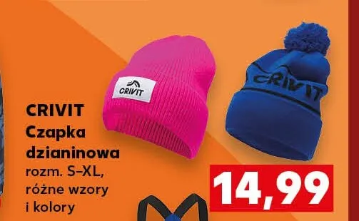 Czapka dzianinowa Crivit promocja w Kaufland