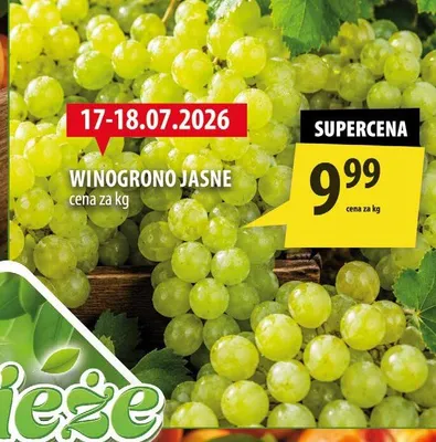 Winogrono jasne promocja w Arhelan