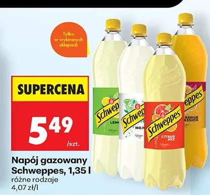 Napój gazowany różne rodzaje promocja w Biedronka