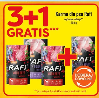 Karma dla psa Rafi promocja w POLOmarket