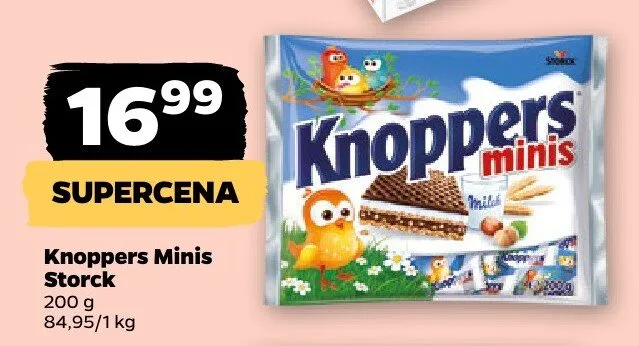 Wafelek Knoppers Minis promocja w Netto