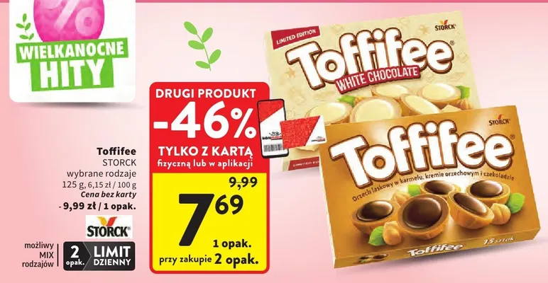 Cukierki Toffifee White Chocolate promocja w Intermarche
