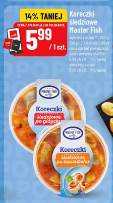 Koreczki śledziowe po alzacku promocja w POLOmarket