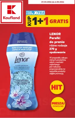 Perełki do prania Lenor promocja w Kaufland
