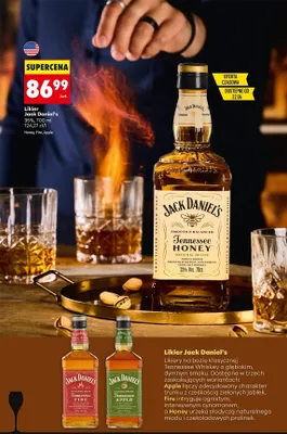 Likier Jack Daniel's Tennessee Fire promocja w Biedronka