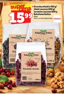 Śliwki suszone Bakaliowa Dolina promocja w TOPAZ