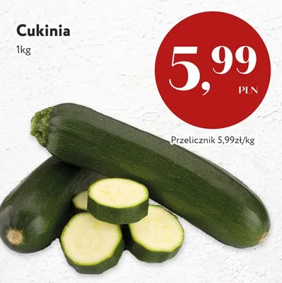 Cukinia promocja w Market Point