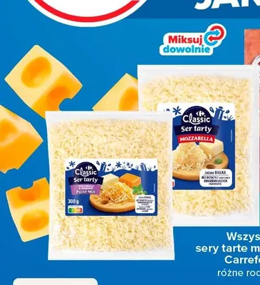Ser tarty Pizza Mix Carrefour Classic promocja w Carrefour Market