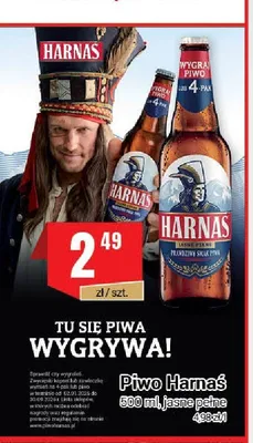Piwo Harnaś Jasne Pełne promocja w Premium Nasz Sklep