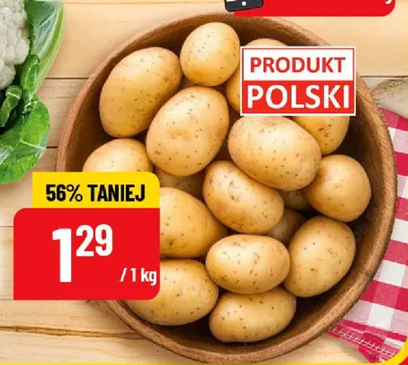 Ziemniaki wczesne polskie promocja w POLOmarket