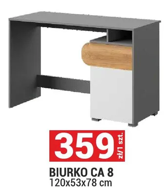 Biurko CA 8 120x53x78cm promocja w Merkury Market