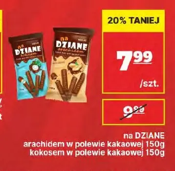 Rurki na Dziane kokosem w polewie kakaowej promocja w API Market